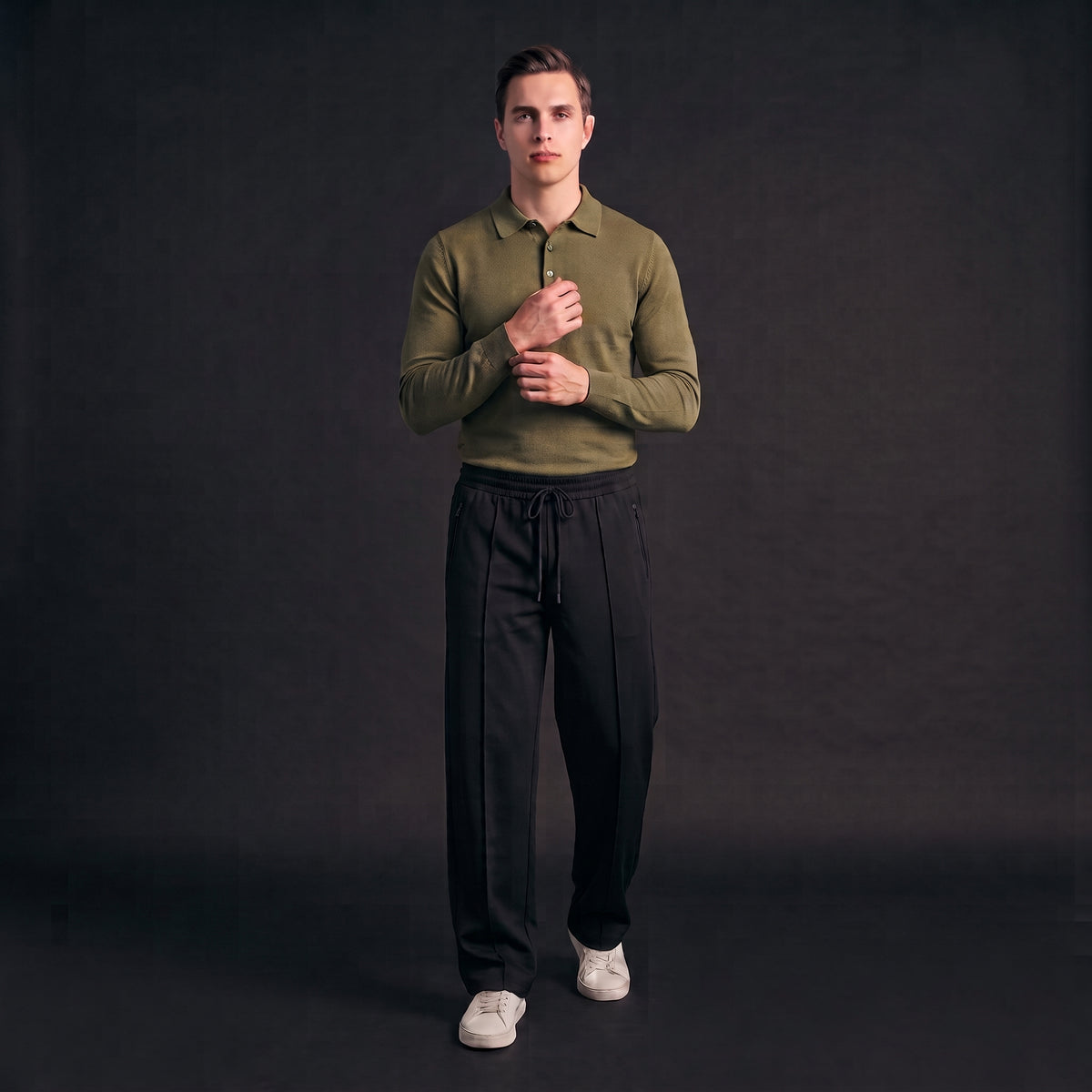Pleated Loose Fit Trouser